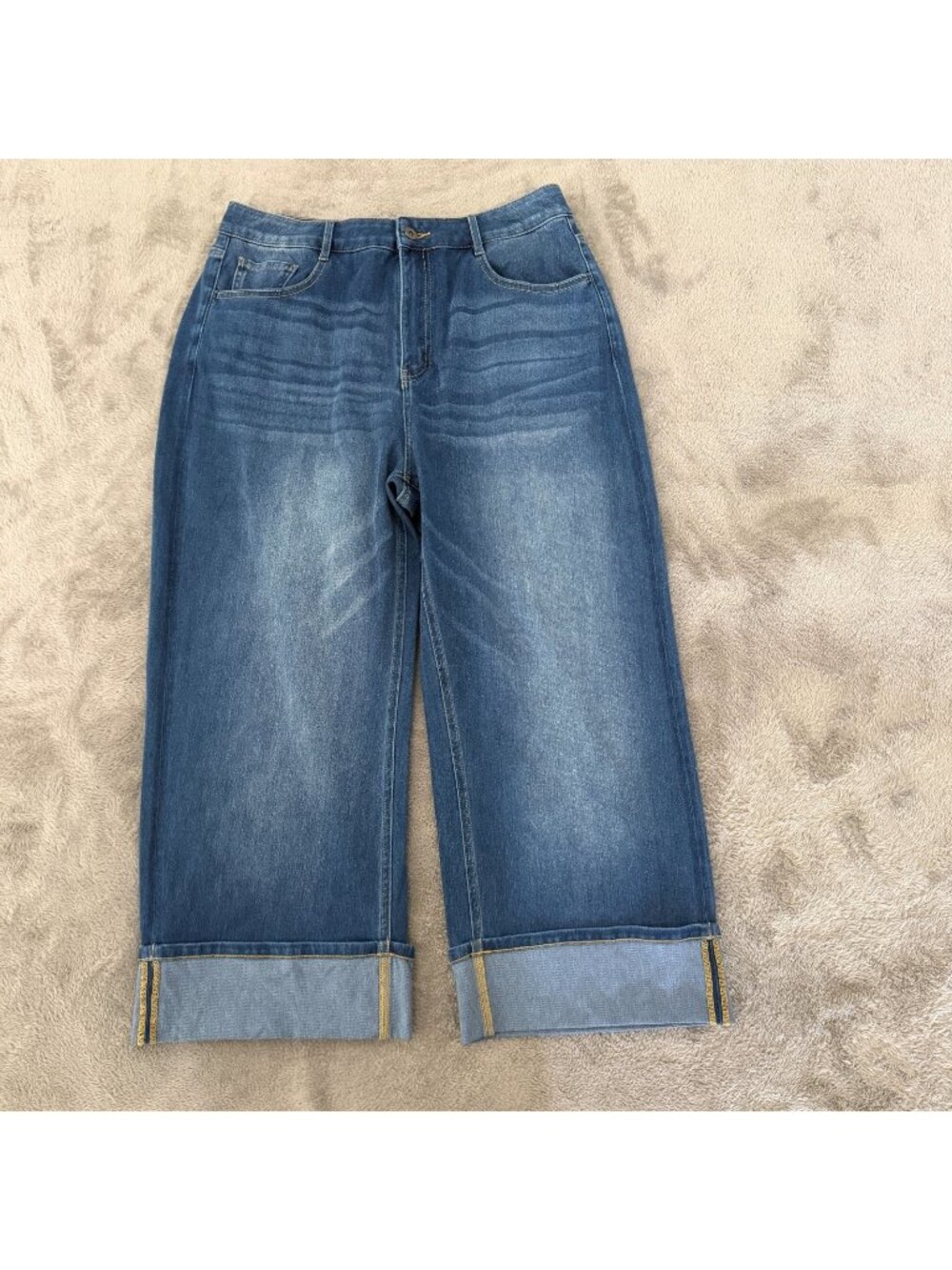 NWT Halara Flex Denim Wide Leg Jeans Womens XL Petite XLP